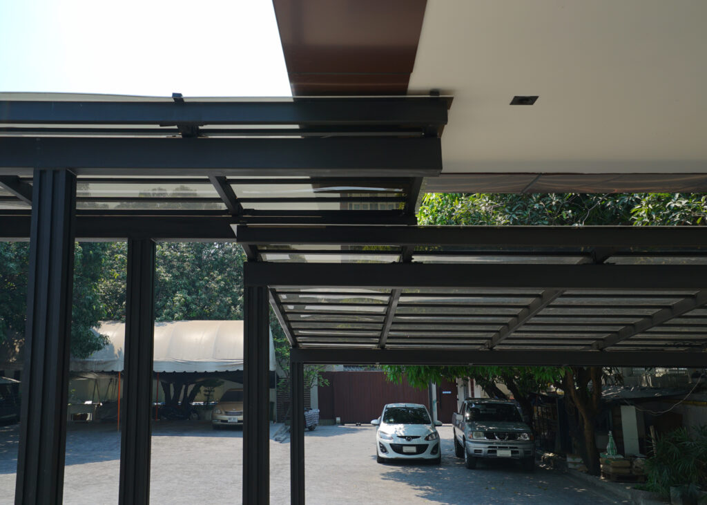 ผลงานการติดตั้งหลังคาโพลีตัน