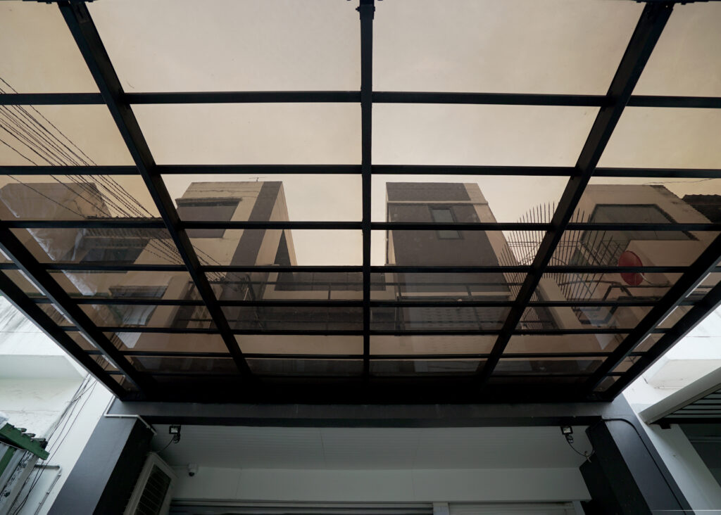 หลังคาโพลีตันสี Sepia Brown (ชา)