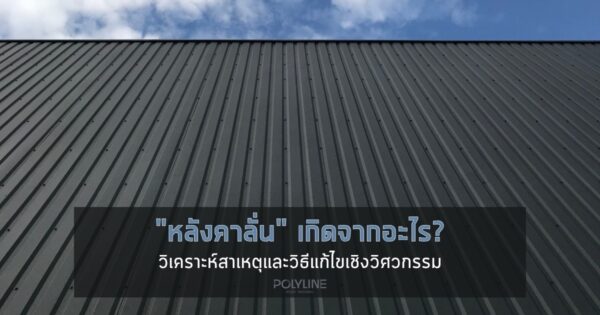 ไขข้อสงสัย "หลังคาลั่น" เกิดจากอะไร? วิเคราะห์สาเหตุและวิธีแก้ไขอย่างตรงจุด
