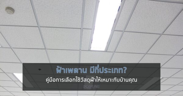 ฝ้าเพดาน มีกี่ประเภท?