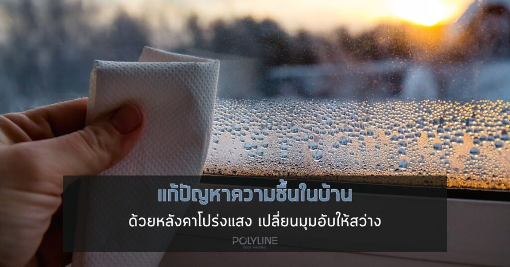 แก้ปัญหาความชื้นในบ้าน ด้วยหลังคาโปร่งแสง เปลี่ยนมุมอับให้สว่าง